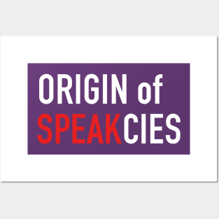 Origin of Speakcies Classic Logo Posters and Art